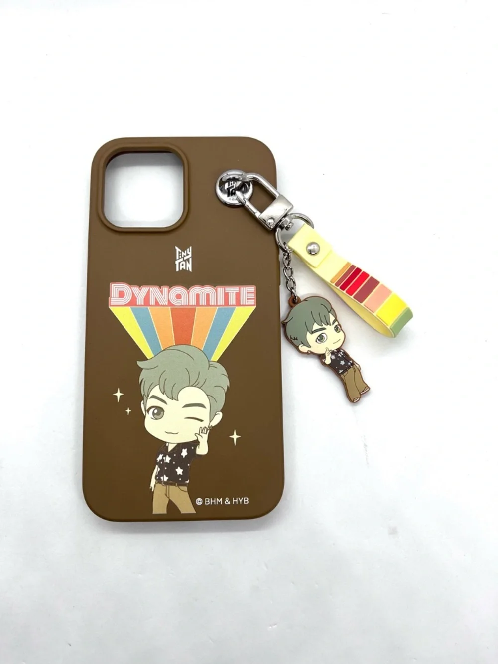 TinyTAN Dynamite iPhone 11 Pro Max Case Charm Brown BTS
